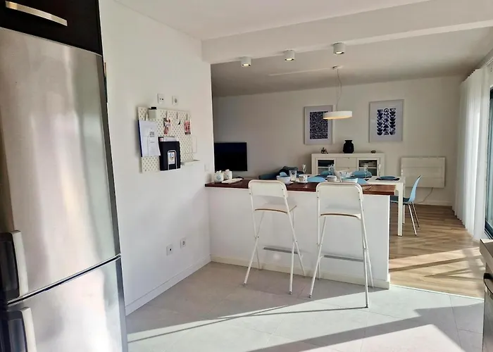 Apartment Deep Blue Ac Heating Complex With Pool & Bbq Ferrel (Leiria)